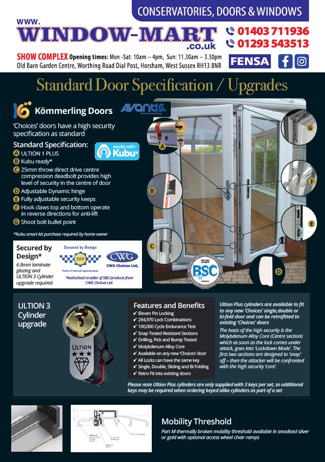 Door Specifications and upgrades