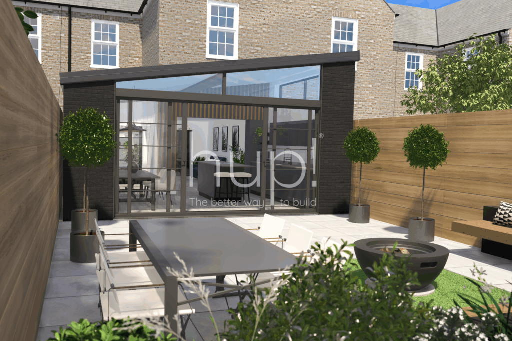 Hup! Building System vista external view